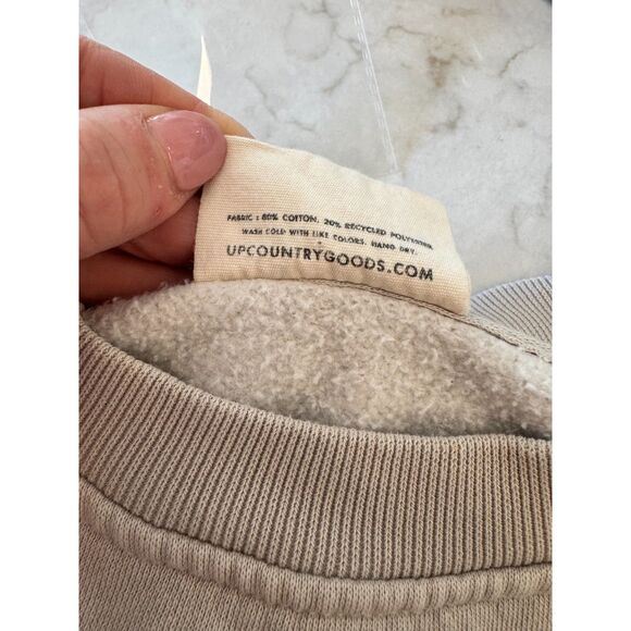 🤍 NWOT Swell Living Upcountry Crewneck • Beige/Bone • Cozy & Sustainable ✨ - Picture 7 of 8
